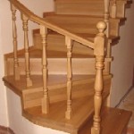 Лестница с забежными ступенями