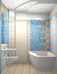 мозаичная плитка в оформлении ванной комнаты